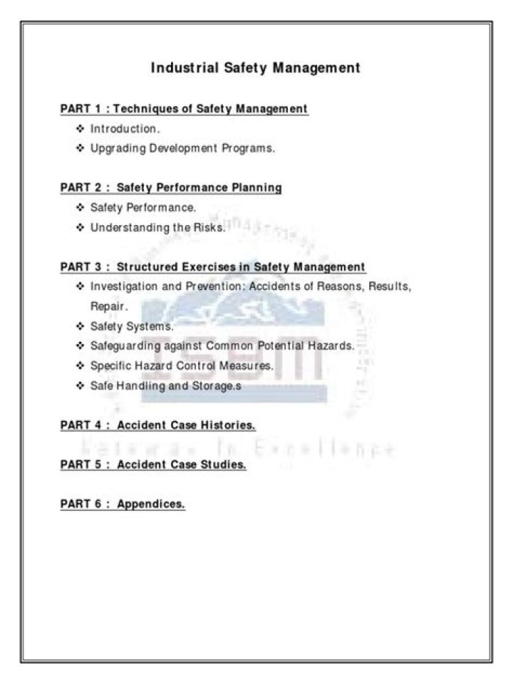 Essential Industrial Safety Management PDF: Complete Guide