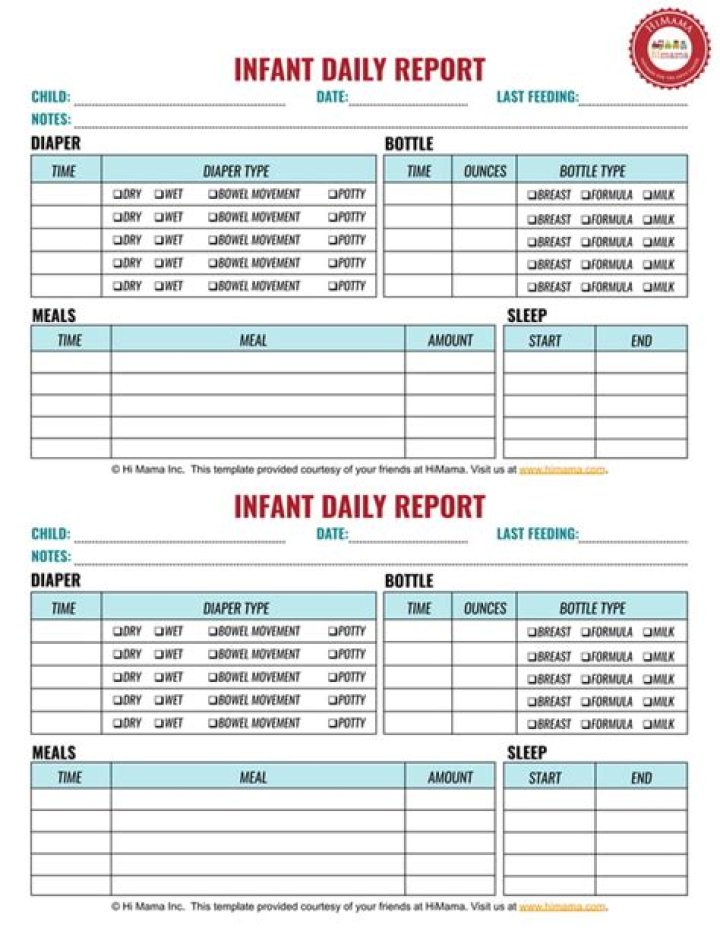 Infant Daily Sheet PDF: Essential Care Guide for New Parents
