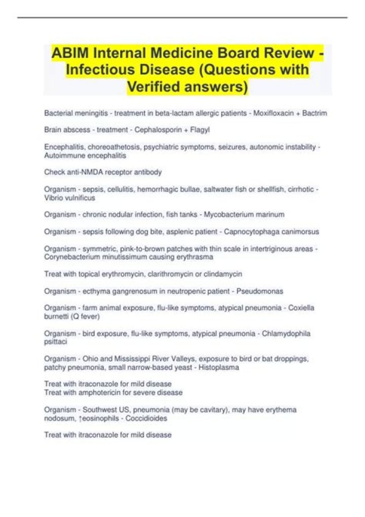 Infectious Disease Board Review Questions PDF: Essential Exam Prep Guide