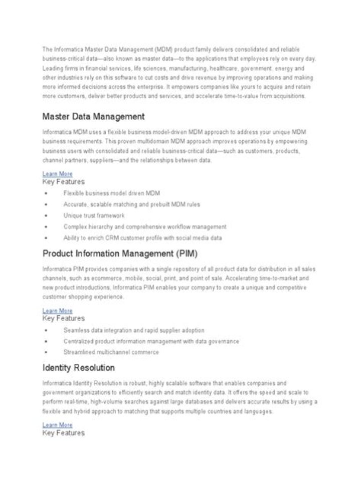 Informatica Master Data Management PDF Guide: Optimize Data Accuracy