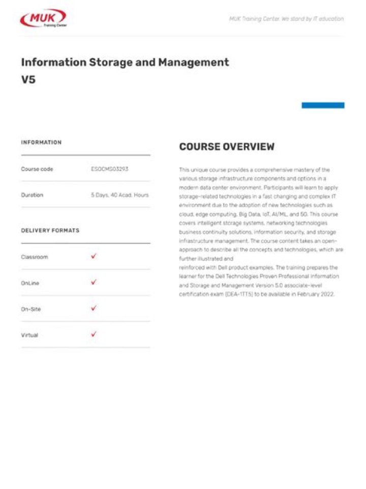 Information Storage and Management V5 PDF Guide: Secure & Efficient Data Handling