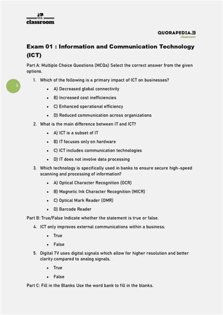 Information Technology Exam Questions & Answers PDF: Complete Study Guide