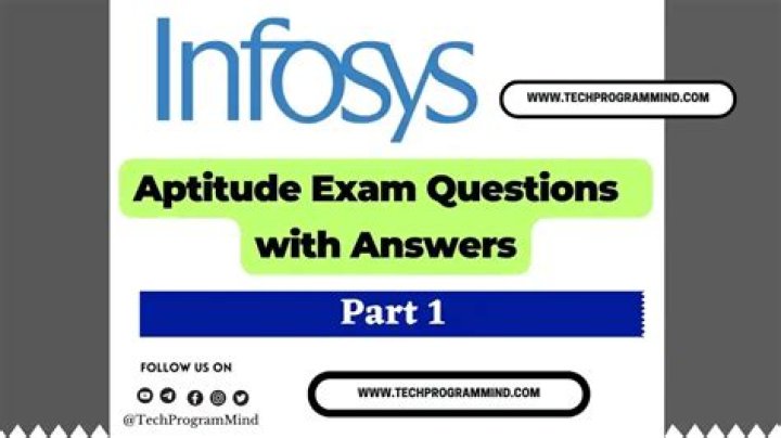 Infosys Aptitude Test Questions & Answers PDF – Crack Success