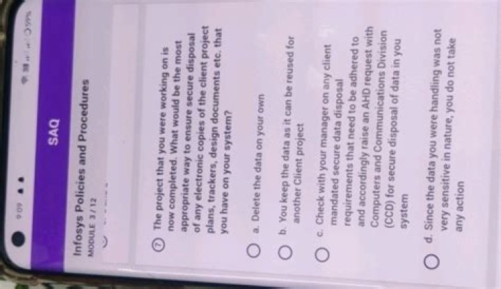 Infosys SAQ Quiz Answers 2023 PDF Download – Free Study Materials