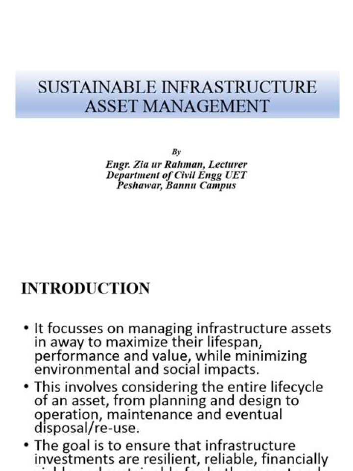 Comprehensive Infrastructure Asset Management PDF Guide
