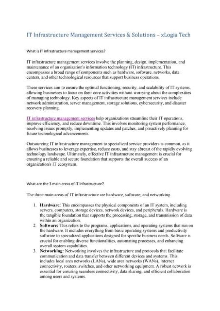 Top Infrastructure Management Services PDF for Smart Cities