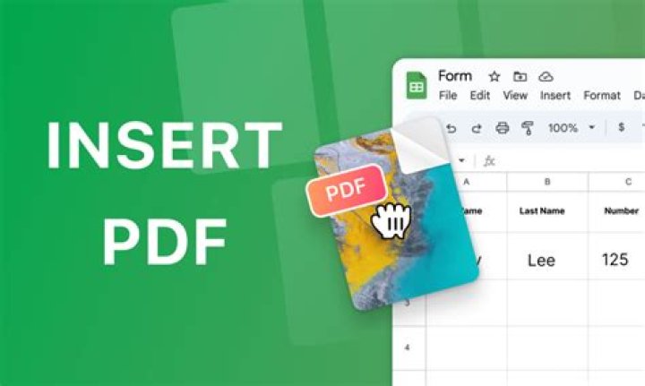 How to Insert PDF Files in Google Sheets Easily