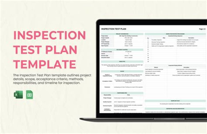 Inspection Test Plan for Storage Tank PDF – Compliance & Safety Checklist