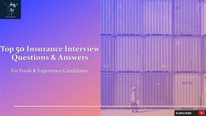 Insurance Interview Questions and Answers PDF for Job Success