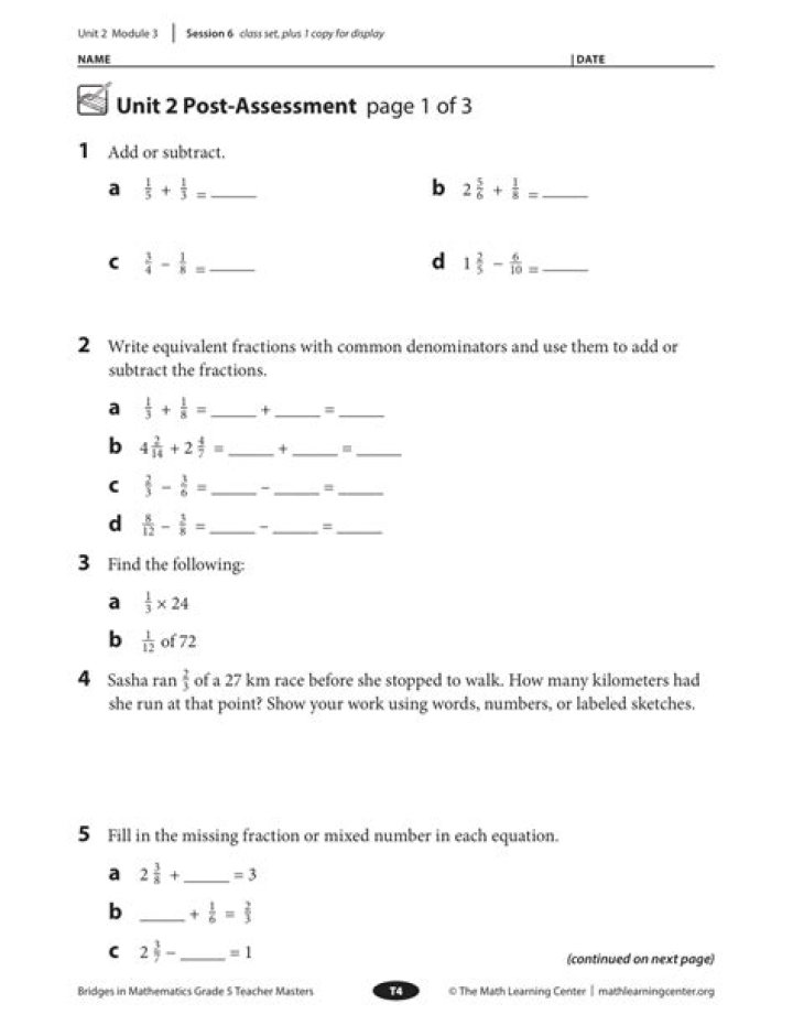Integrated Math 1 SEM A Unit 3 Post Test PDF – Download Now