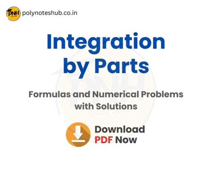 Integration by Parts Questions & Answers PDF: Solve with Confidence