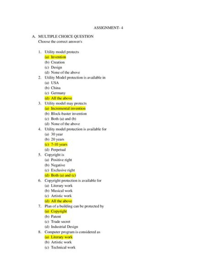 Intellectual Property Questions and Answers PDF: Expert Insights
