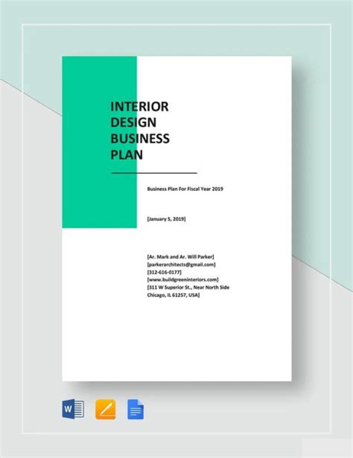 Free Interior Design Business Plan Template PDF for Success
