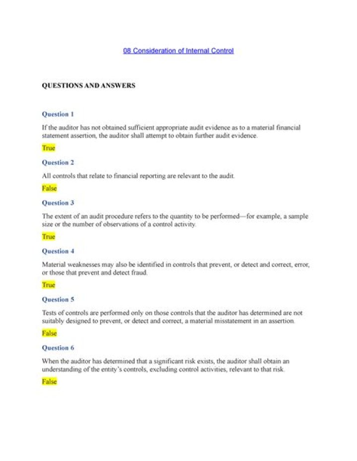 Internal Control Questions and Answers PDF: Essential Compliance Guide