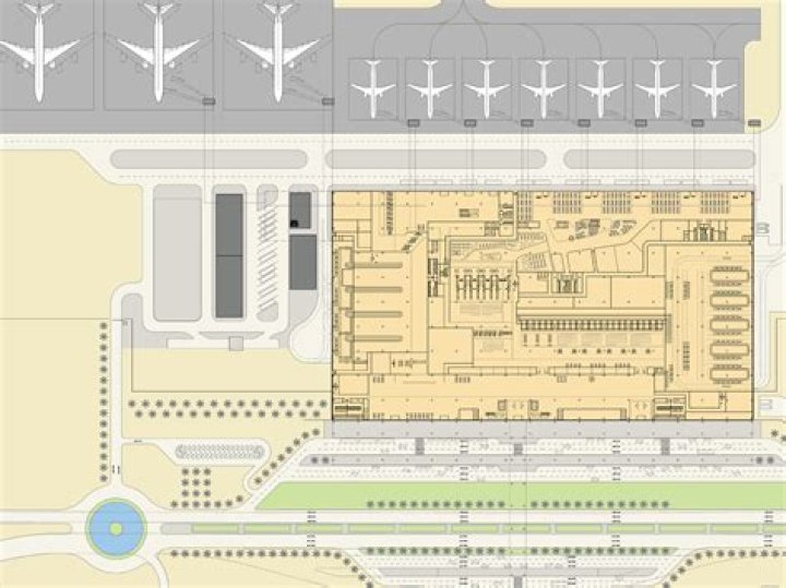 Download International Airport Floor Plan PDF for Easy Navigation