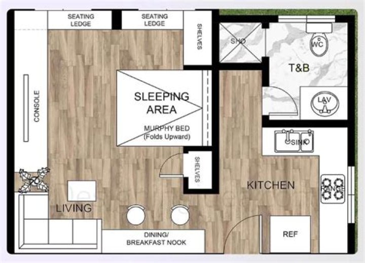 International Aventura Independent Living Studio Floor Plan PDF for Global Residents