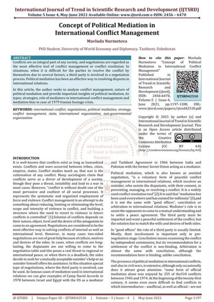 International Conflict Management PDF: Essential Strategies and Frameworks