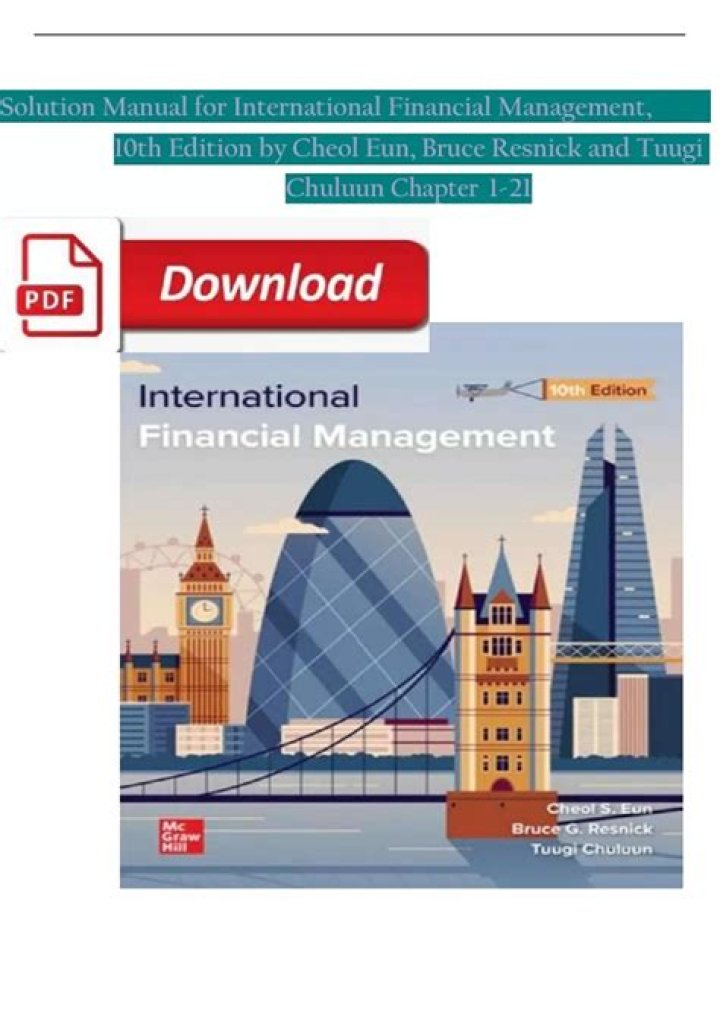 Mastering International Financial Management: Key Insights from Cheol Eun Bruce Resnick PDF
