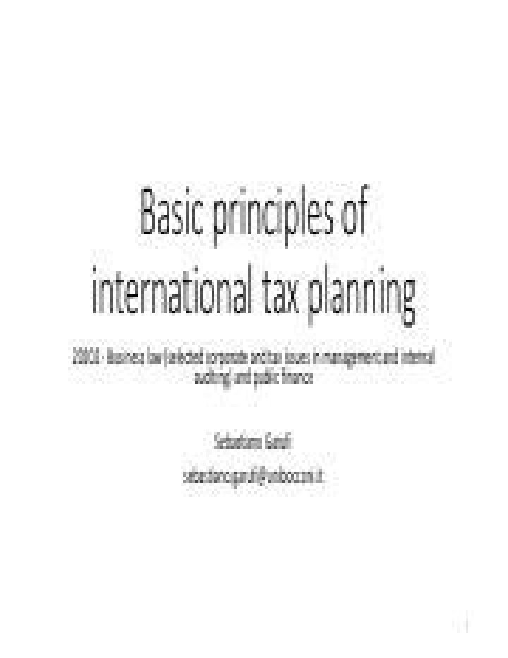 Download the Ultimate International Tax Planning PDF Guide