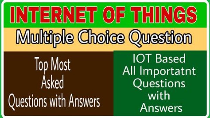 Internet of Things Questions and Answers PDF: Expert Insights