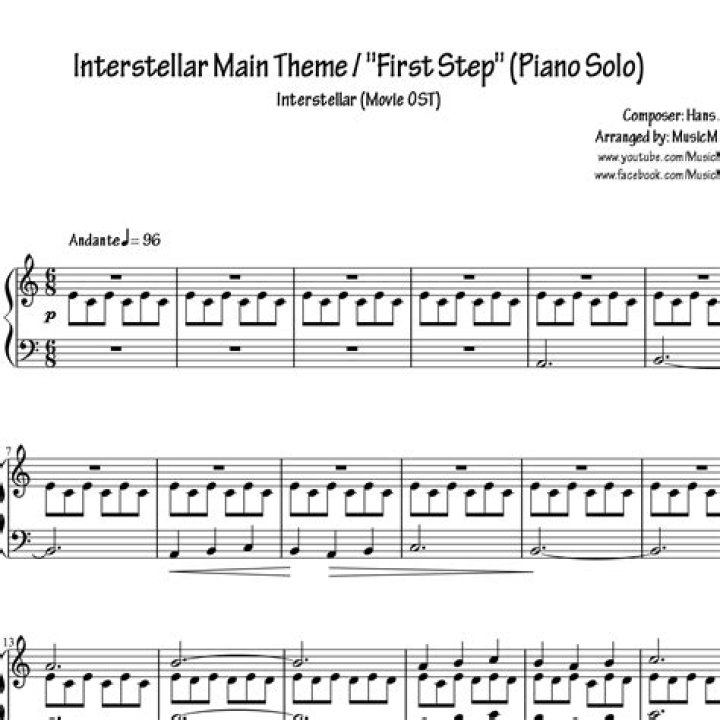 Interstellar Piano Sheet PDF: Play Space Symphony with Ease