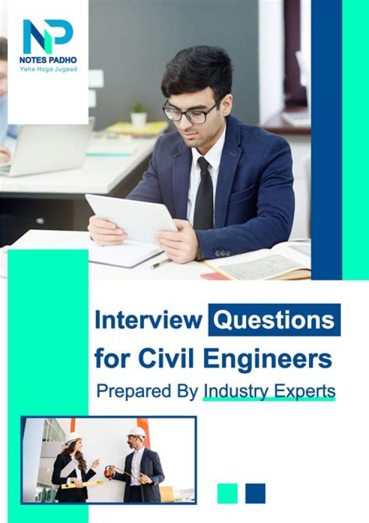 Top Civil Engineer Interview Questions PDF for 2024