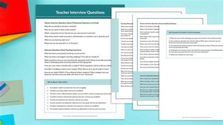 Essential Interview Questions for Physics Teachers PDF