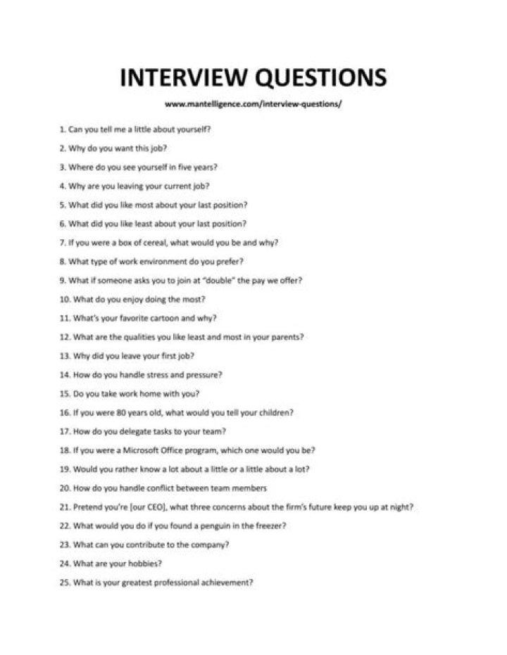 Interview Questions PDF: Essential Questions for Successful Job Interviews