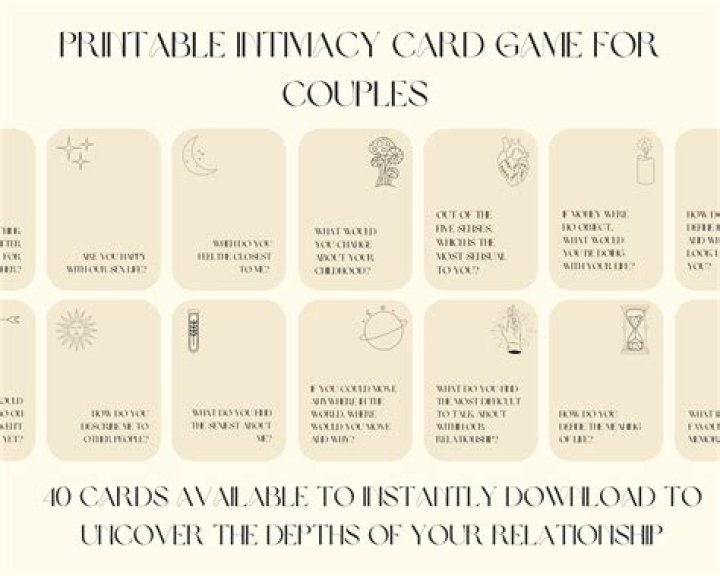 Intimacy Card Game Questions PDF: Perfect For Deep Connection & Fun