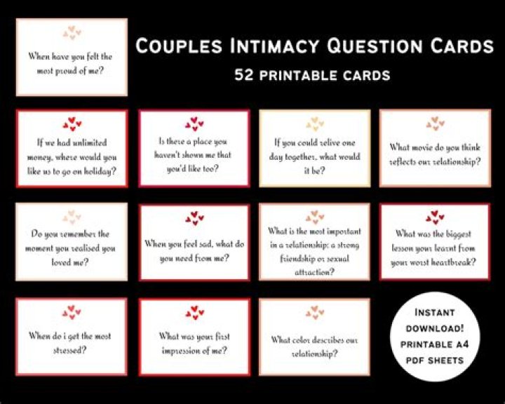 Free Intimacy Deck Questions PDF – Instant Download
