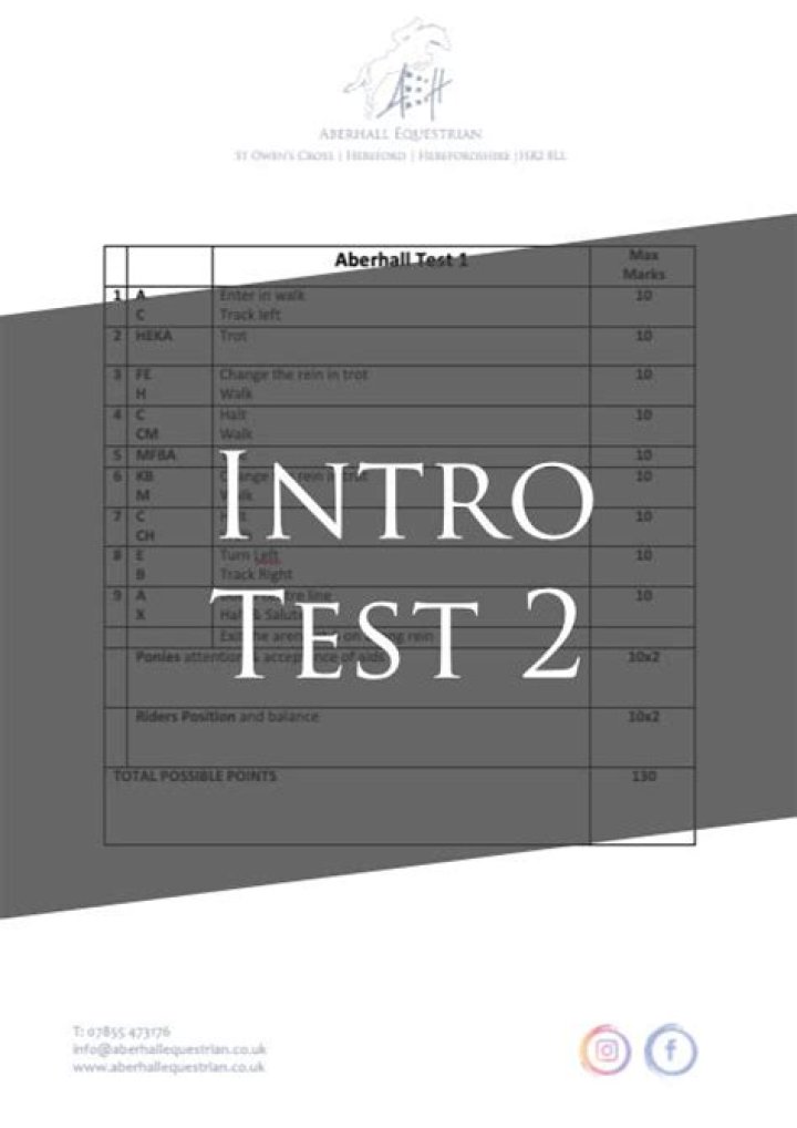 Intro to Dressage 2024: Practical Test Guide in PDF Format