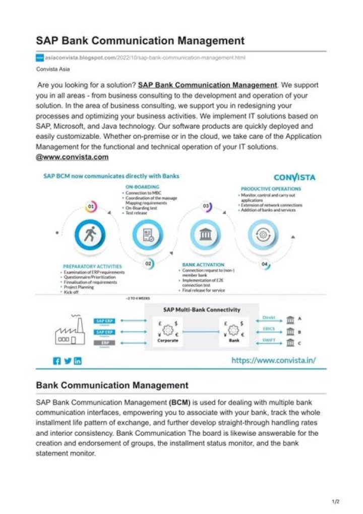 Introducing SAP Bank Communication Management in SAP S/4HANA – PDF Guide
