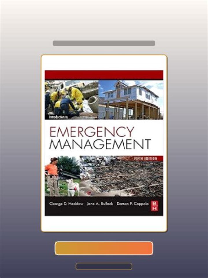 Introduction to Emergency Management 5th Edition PDF: Essential Guide