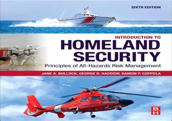 Introduction to Homeland Security: All-Hazards Risk Management PDF Guide