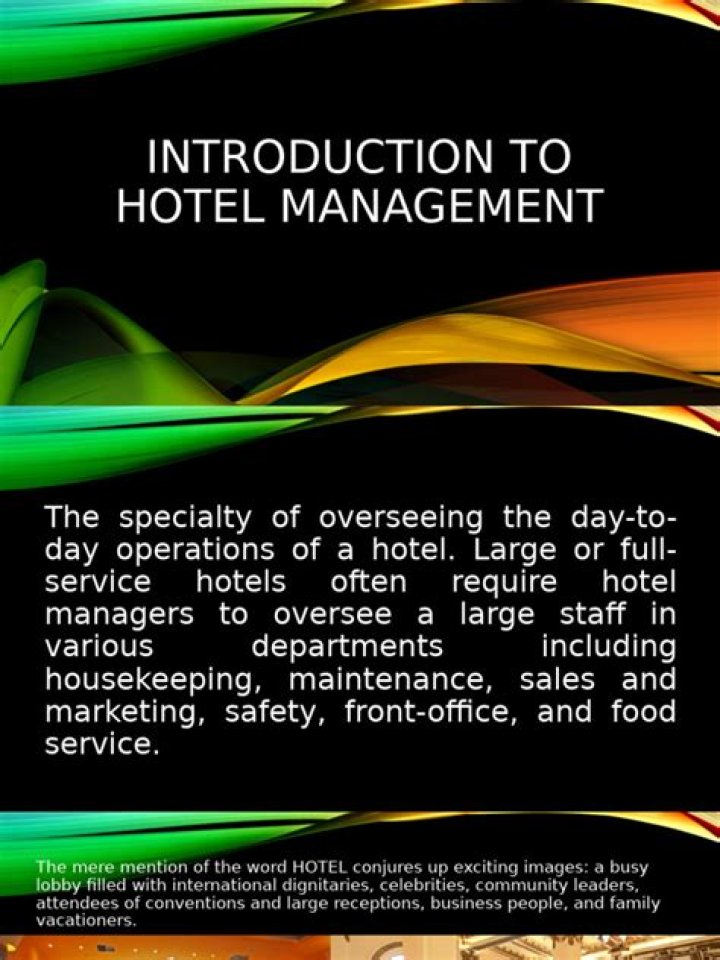 Introduction to Hotel Management PDF: Essential Guide for Aspiring Professionals