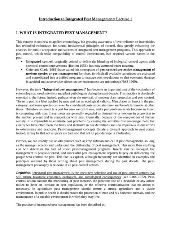 Introduction to Integrated Pest Management: A Practical PDF Guide