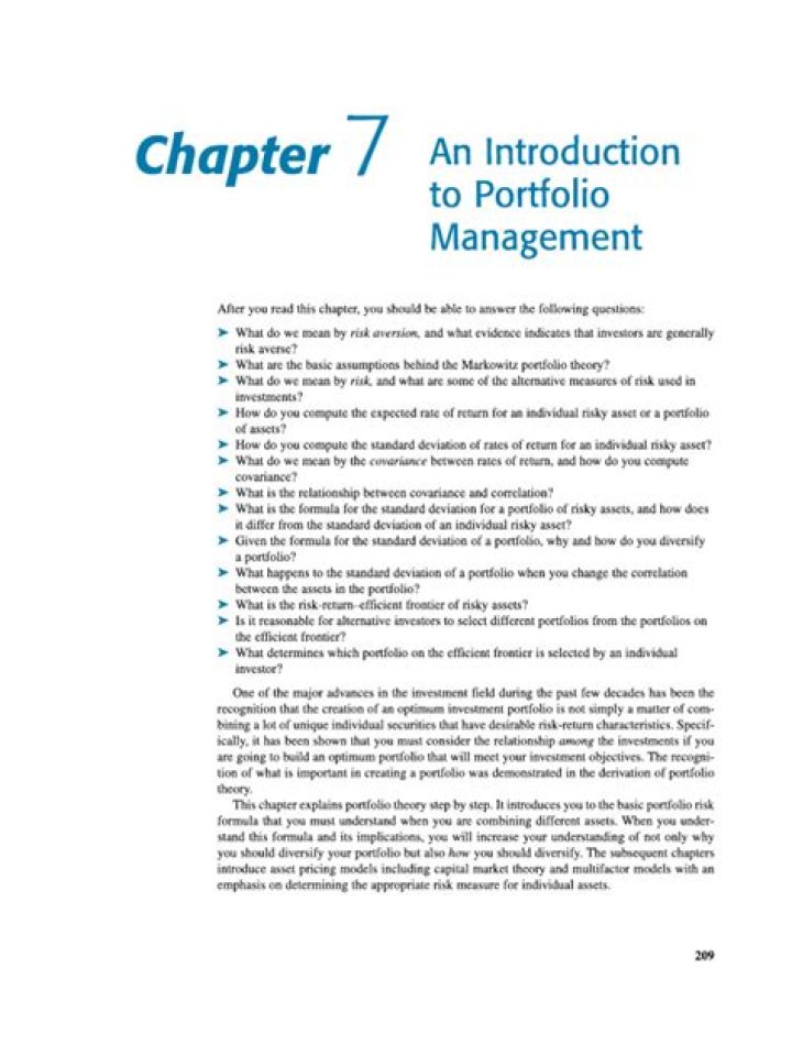 Introduction to Portfolio Management: A Comprehensive PDF Guide