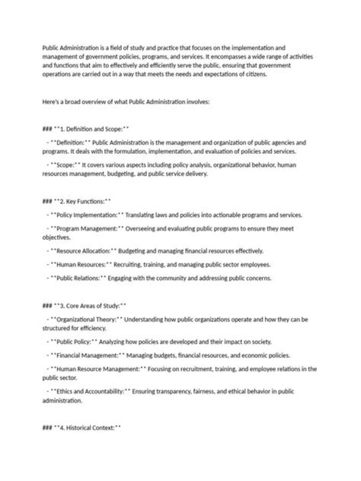Introduction to Public Management PDF: Essential Guide for Beginners
