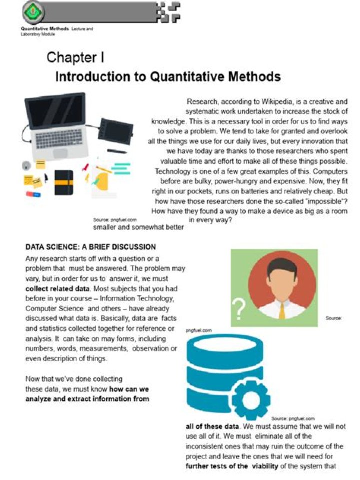 Introduction to Quantitative Methods Questions and Answers PDF