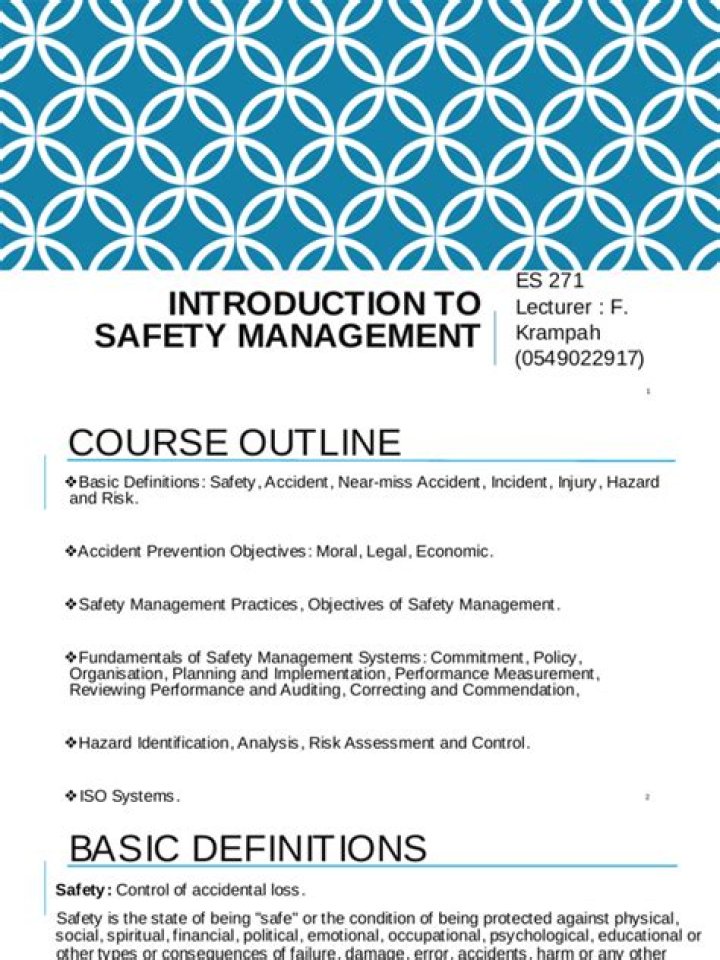 Introduction to Safety Management PDF: Essential Guide for Workplace Safety