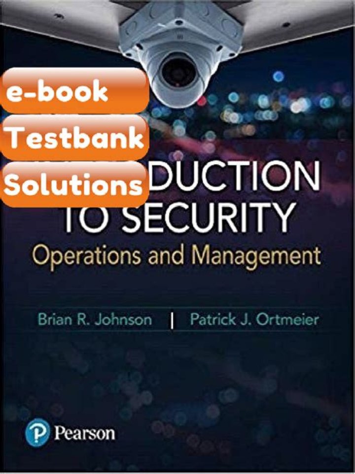 Introduction to Security Operations and Management 5th Edition PDF Guide