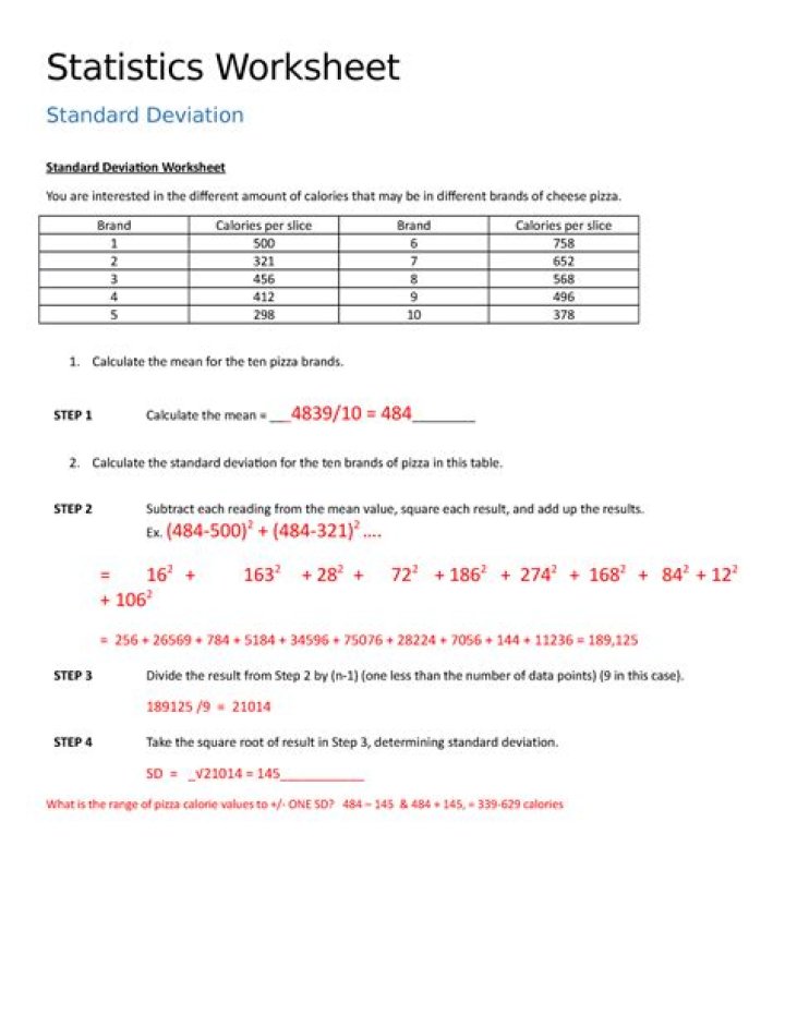 Free Introduction to Statistics Worksheet PDF for Beginners