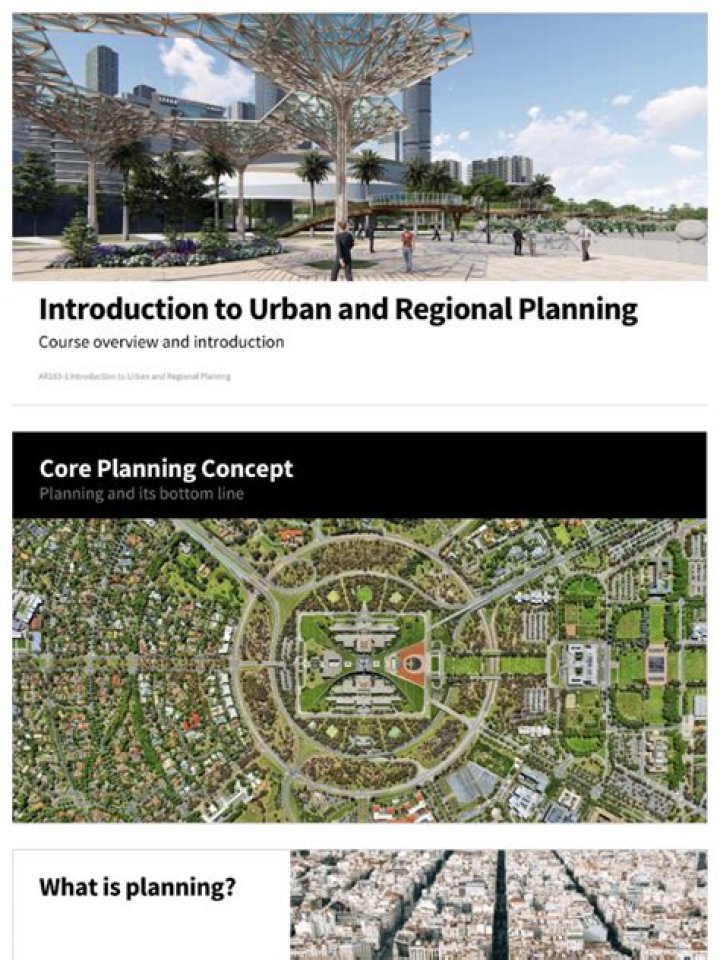 Introduction to Urban and Regional Planning PDF Guide