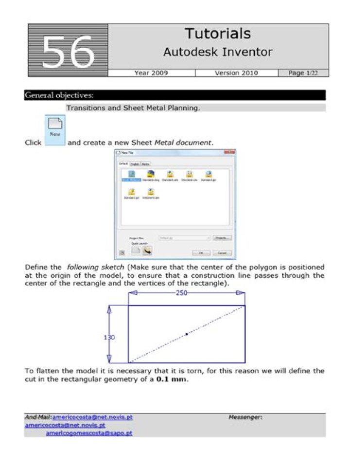 Inventor Sheet Metal Tutorial PDF: Step-by-Step Guide for Beginners