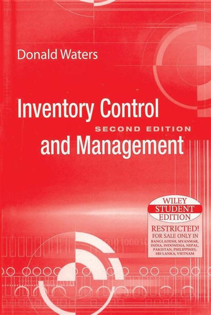 Inventory Control and Management: Expert Guide by Donald Waters