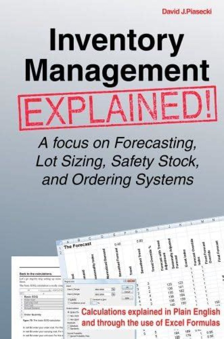 Inventory Management Explained by David J Piasecki: PDF Guide for Efficiency