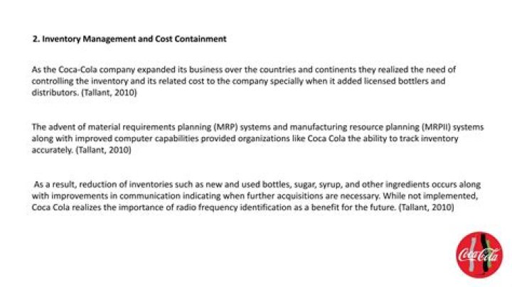 Optimized Inventory Management for Coca-Cola: Expert PDF Guide