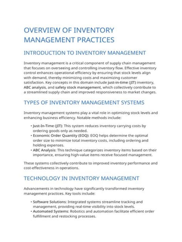 Master Inventory Management Practices: Essential PDF Guide