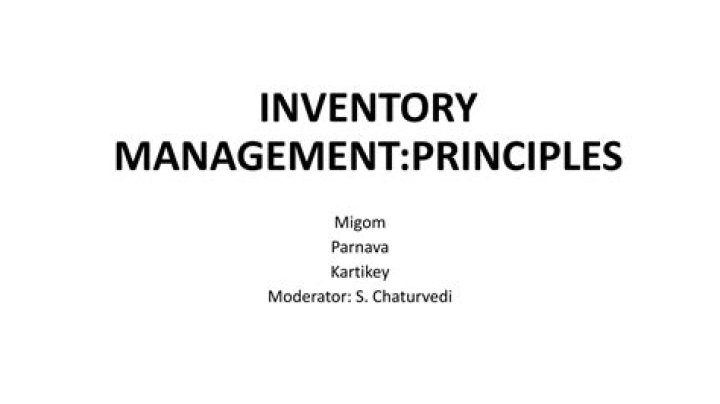 Mastering Inventory Management: Core Principles, Key Concepts & Proven Techniques PDF