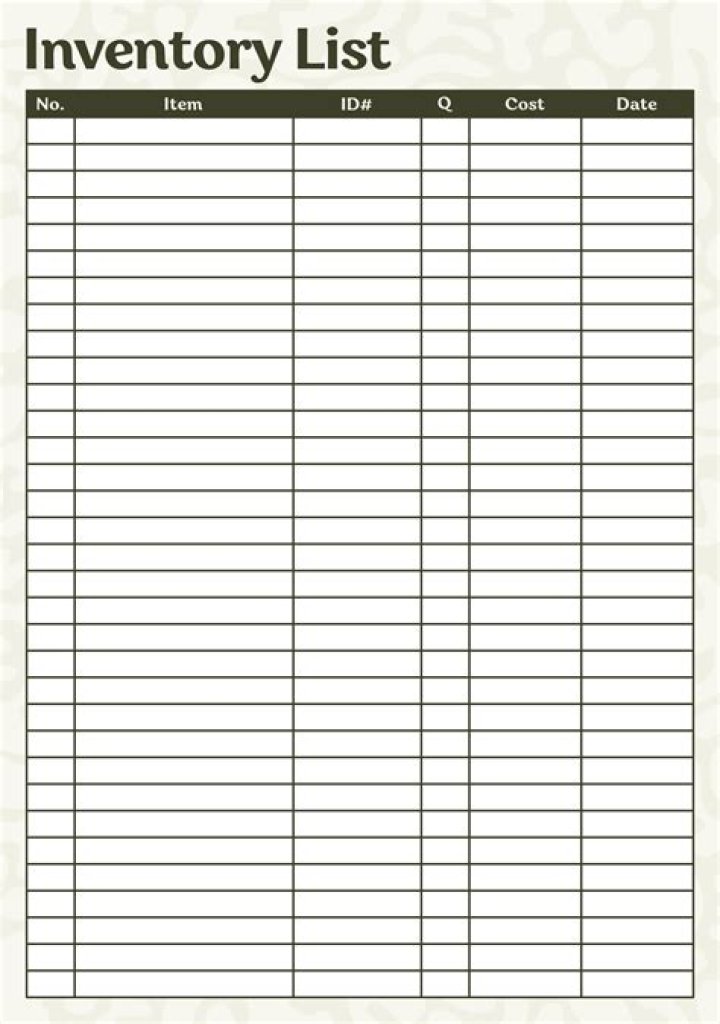 Download Free Inventory PDF Sheet for Accurate Stock Management